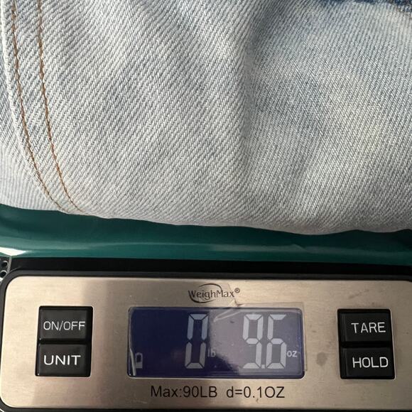 Abercrombie & Fitch Y2K Vtg Dip Dye High Rise Cut Off Denim Shorts 8 Distressed - Picture 9 of 9